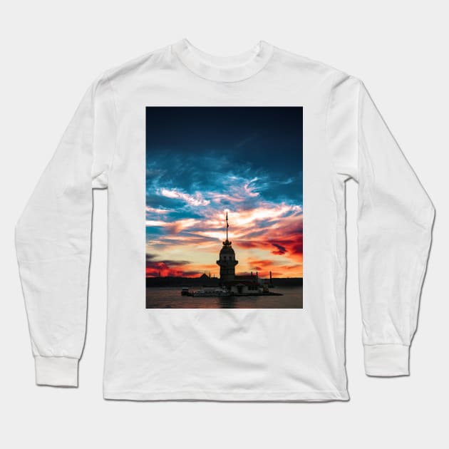 Lighthouse Long Sleeve T-Shirt by sherifarts